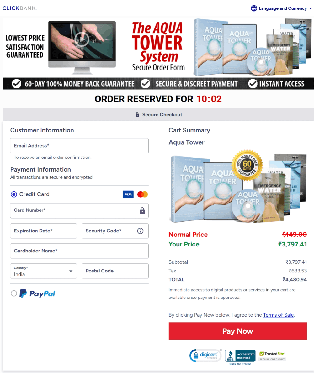 Aquatower_Checkout-Page